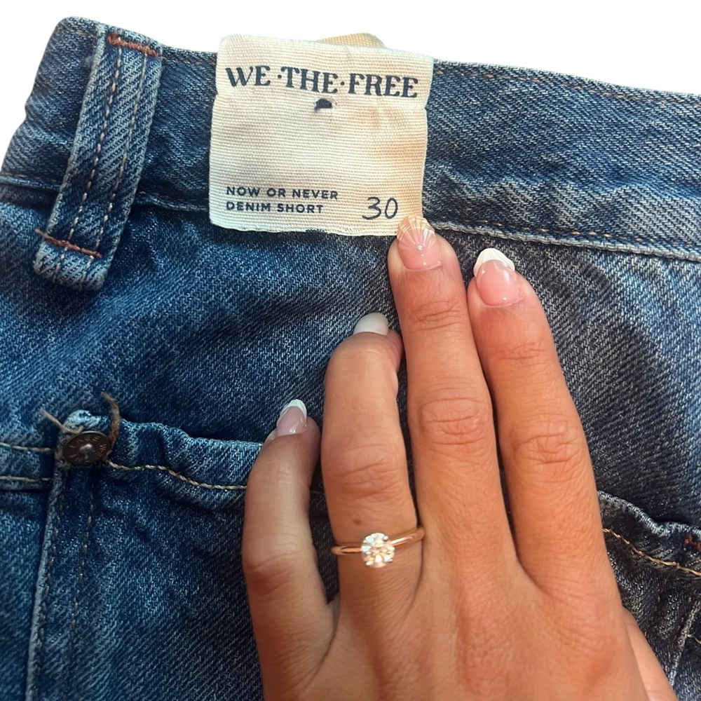 Free People We The Free Now‎ Or Never Denim Shorts - Picture 10 of 12